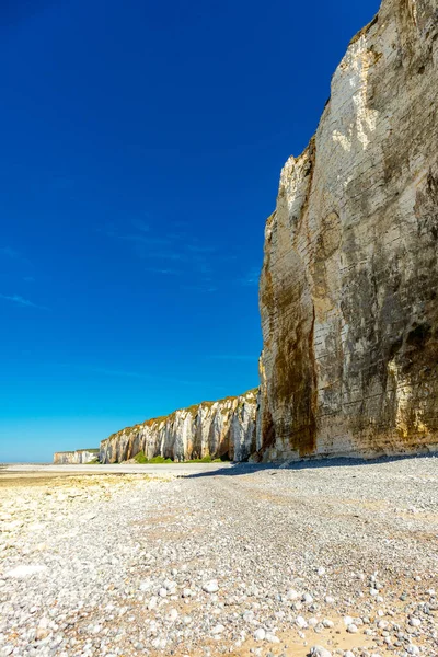 Beautiful Discovery Tour Unique Cliffs Cte Albtre Normandy France — стоковое фото