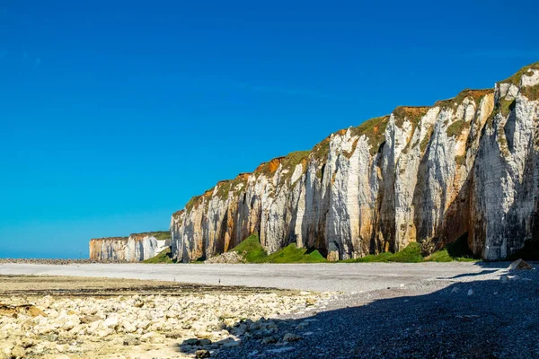 Beautiful Discovery Tour Unique Cliffs Cte Albtre Normandy France — стоковое фото