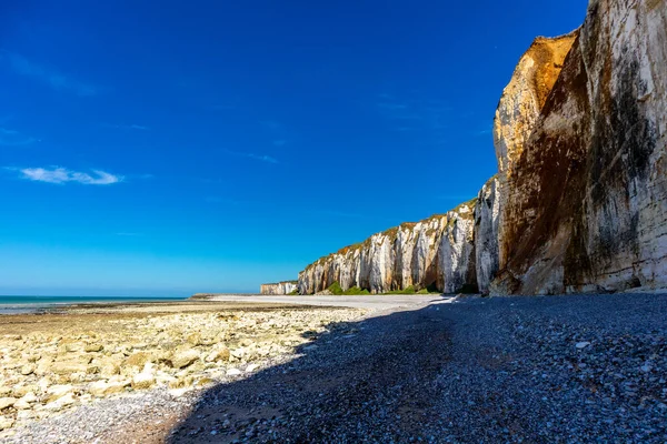 Beautiful Discovery Tour Unique Cliffs Cte Albtre Normandy France — стоковое фото