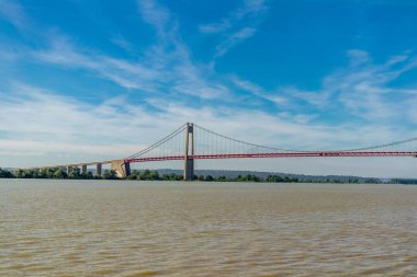 Le Havre yakınlarındaki güzel Seine Vadisi 'nde Normandiya - Fransa