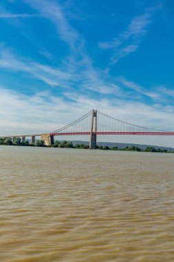 Le Havre yakınlarındaki güzel Seine Vadisi 'nde Normandiya - Fransa