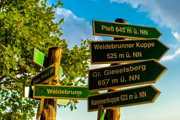 Small Summer Bike Tour Beautiful Nature Schmalkalden Thuringia Germany — Stockfoto