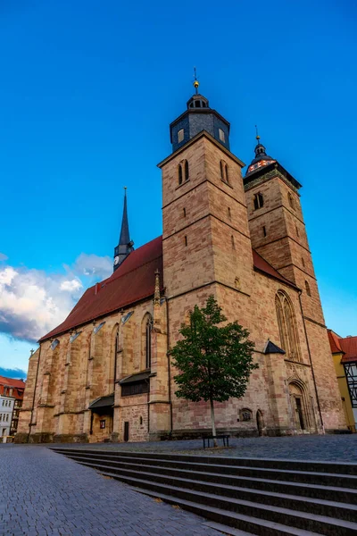 Small Summer Bike Tour Beautiful Nature Schmalkalden Thuringia Germany —  Fotos de Stock