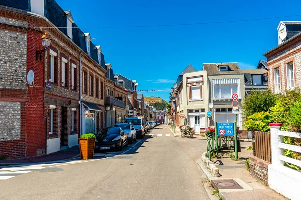 Beach Walk Beautiful Alabaster Coast Yport Normandy France — Stockfoto