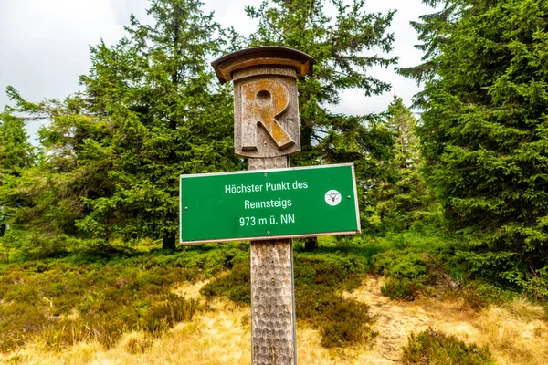 Summer discovery tour through the Thuringian Forest near Brotterode - Thuringia