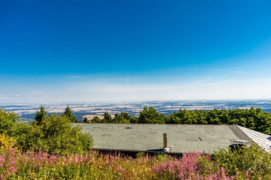 Summer hike along the Rennsteig between Brotterode and Eisenach in beautiful sunshine - Thuringia - Germany