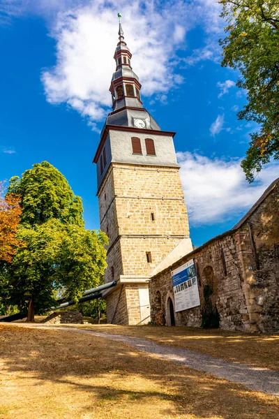 Niedzielna Wycieczka Pięknego Kyffhuser Koło Bad Frankenhausen Turyngia Niemcy — Zdjęcie stockowe