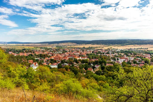 Niedzielna Wycieczka Pięknego Kyffhuser Koło Bad Frankenhausen Turyngia Niemcy — Zdjęcie stockowe