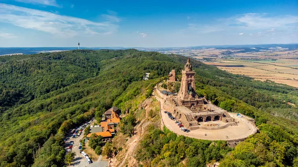 Bad Frankenhausen yakınlarındaki güzel Kyffhuser 'a Pazar gezisi - Thüringen - Almanya