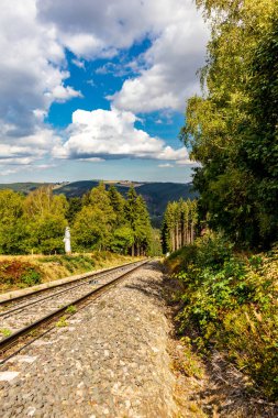 Güzel Schwarzatal, Thüringen ve Almanya 'daki Oberweibacher Bergbahn' a keşif turu