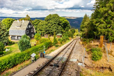 Güzel Schwarzatal, Thüringen ve Almanya 'daki Oberweibacher Bergbahn' a keşif turu