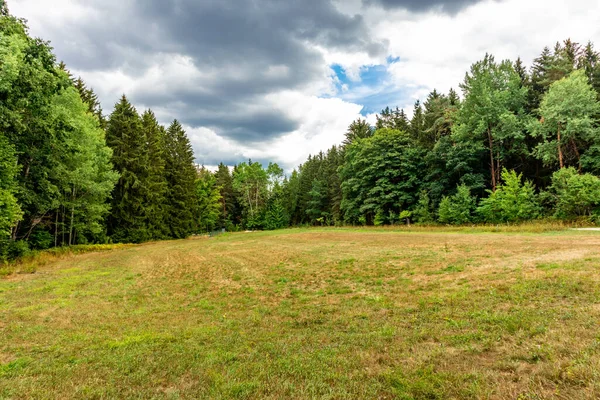 Wandeling Rond Heyda Dam Bij Ilmenau Thüringen Duitsland — Stockfoto