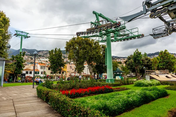 Estrada Romântica Cidade Portuária Funchal Ilha Dos Açores Madeira Portugal — Fotografia de Stock