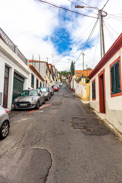 Дорозі Романтичне Портове Місто Фуншал Острові Мадейра Португалія — стокове фото