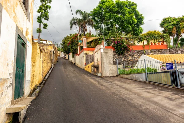 Carretera Romántica Ciudad Portuaria Funchal Isla Madeira Las Azores Portugal — Foto de Stock