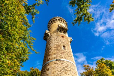 Ilmenau-Thuringia yakınlarındaki Kickelhahn 'a doğru yürüyün.