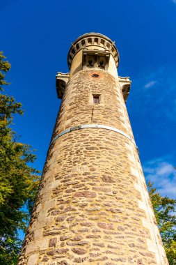 Ilmenau-Thuringia yakınlarındaki Kickelhahn 'a doğru yürüyün.