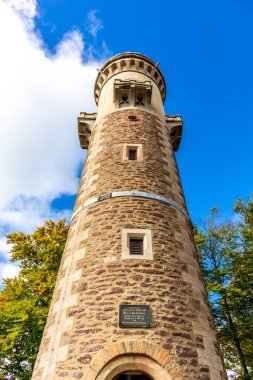 Ilmenau-Thuringia yakınlarındaki Kickelhahn 'a doğru yürüyün.