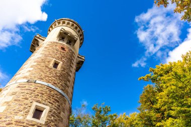 Ilmenau-Thuringia yakınlarındaki Kickelhahn 'a doğru yürüyün.