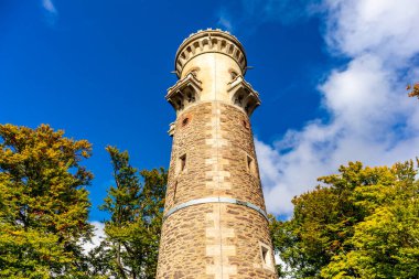 Ilmenau-Thuringia yakınlarındaki Kickelhahn 'a doğru yürüyün.
