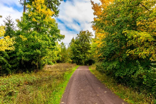 Walk Viewpoint Kickelhahn Ilmenau Thuringia Germany — Stock Photo, Image