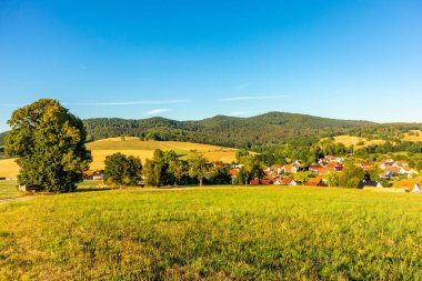 Schmalkalden - Thüringen - Almanya 'nın güzel doğası boyunca bisiklet turu