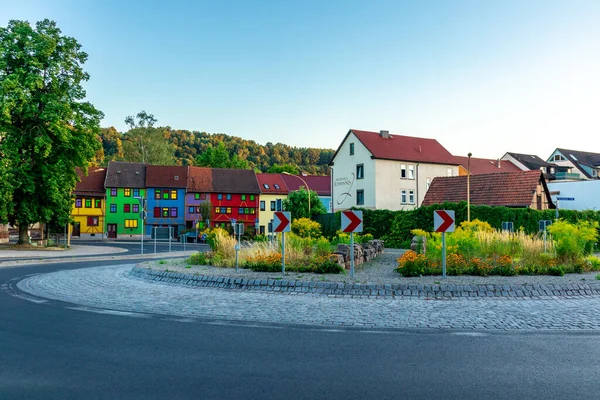 Sommar Cykeltur Genom Den Vackra Naturen Schmalkalden Thüringen Tyskland — Stockfoto