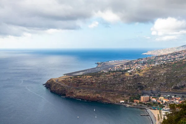 Férias Bela Ilha Atlântica Madeira Perto Santa Cruz Portugal — Fotografia de Stock