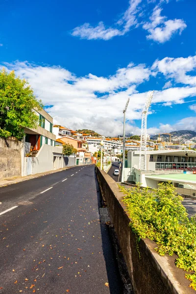 Дорозі Лівади Фуншал Фантастичним Видом Атлантичний Океан Мадейра Португалія — стокове фото