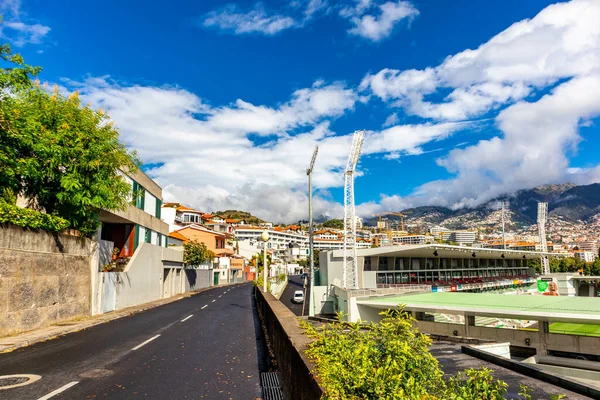 Caminho Cidade Levadas Funchal Com Uma Vista Fantástica Sobre Oceano — Fotografia de Stock