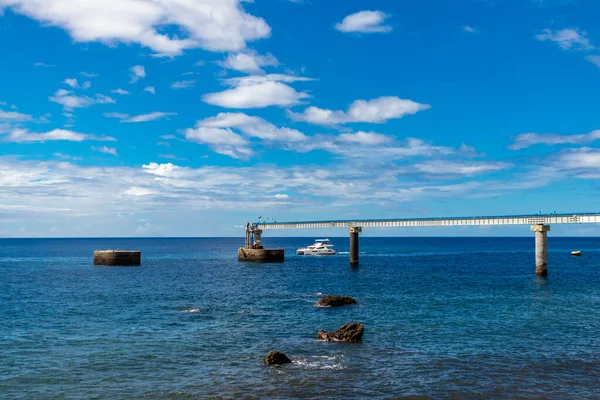 Sur Chemin Des Levadas Funchal Avec Une Vue Fantastique Sur — Photo