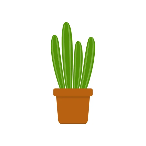 Bannière Vectorielle Mignon Imprimé Cactus Dessiné Main Avec Une Citation — Image vectorielle