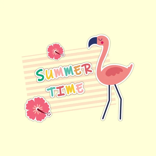 Vector Summer Cards Phrases Beautiful Posters Stickers Kids Shirts Rooms — 스톡 벡터