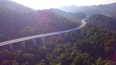 Rawang, Malezya 'da sürdürülebilir yeşil çevre dostu otoyol