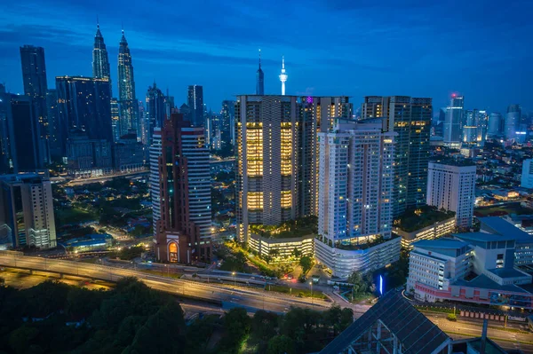 Kuala Lumpur Malásia Março 2022 Paisagem Urbana Kuala Lumpur Durante — Fotografia de Stock