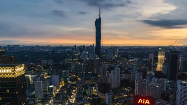 Куала Лумпур Малайзия Июня 2022 Года Uhd Съемка Города Куала — стоковое видео