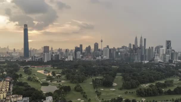 Kuala Lumpur Malaysia Nov 2018 Time Lapse Uhd Footage Cityscape — Stock Video