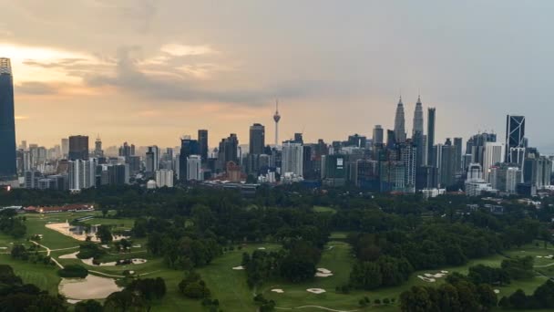 Kuala Lumpur Malasia Noviembre 2018 Time Lapse Uhd Footage Cityscape — Vídeo de stock