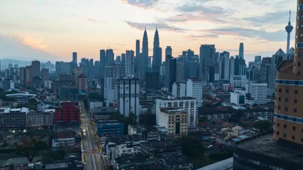 Kuala Lumpur Malaysia Dec 2018 Timelapse Uhd Footage Cityscape Kuala — Stockvideo