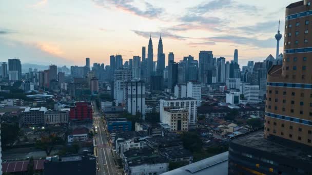 Kuala Lumpur Malaysia Dec 2018 Timelapse Uhd Footage Cityscape Kuala — Vídeos de Stock