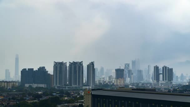 Kuala Lumpur Malaysia July 2022 Timelapse Uhd Footage Cityscape Kuala — Stock Video