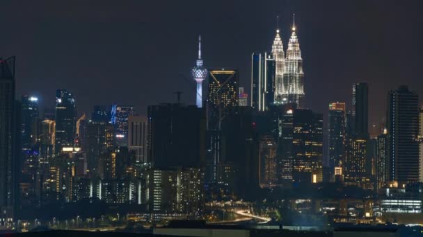 Kuala Lumpur Malaysia July 2022 Timelapse Uhd Footage Cityscape Kuala — Stock Video