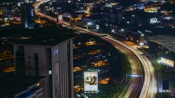 Kuala Lumpur Malaysia August 2022 Timelapse Uhd Footage Cityscape Kuala — Stockvideo