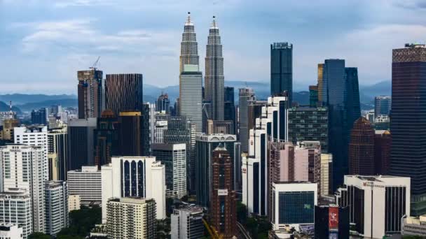 Kuala Lumpur Malásia Agosto 2022 Time Lapse Uhd Imagens Paisagem — Vídeo de Stock