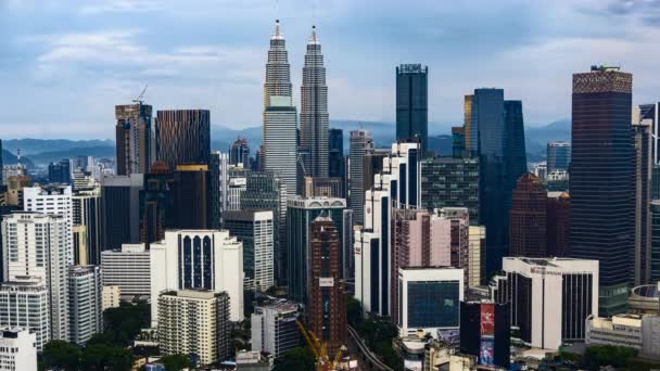 Kuala Lumpur Malajzia Augusztus 2022 Time Lapse Uhd Felvétel Kuala — Stock videók