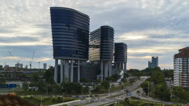 Putrajaya Malaysia Σεπτεμβρίου 2022 Timelapse Πλάνα Από Κεντρικά Γραφεία Της — Αρχείο Βίντεο