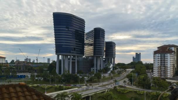 Putrajaya Malaysia Σεπτεμβρίου 2022 Timelapse Πλάνα Από Κεντρικά Γραφεία Της — Αρχείο Βίντεο