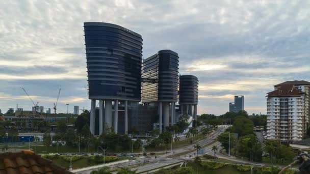 Putrajaya Malaysia September 2022 Timelapsbilder Från Malaysias Antikorruptionskommission Macc Högkvarter — Stockvideo