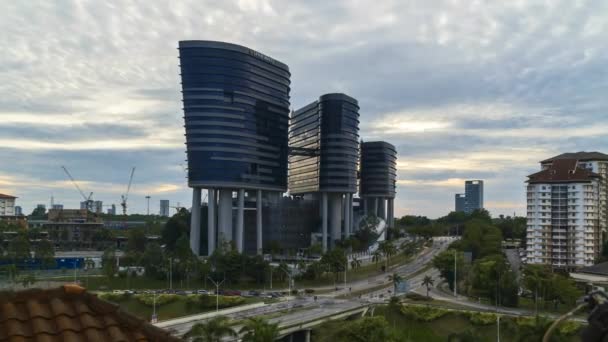 Putrajaya Malasia Septiembre 2022 Imágenes Del Timelapse Sede Comisión Anticorrupción — Vídeos de Stock