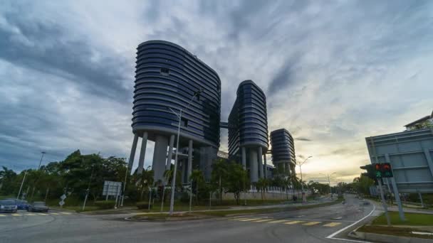 Putrajaya Malaysia September 2022 Zeitraffer Aufnahmen Des Hauptquartiers Der Malaysischen — Stockvideo